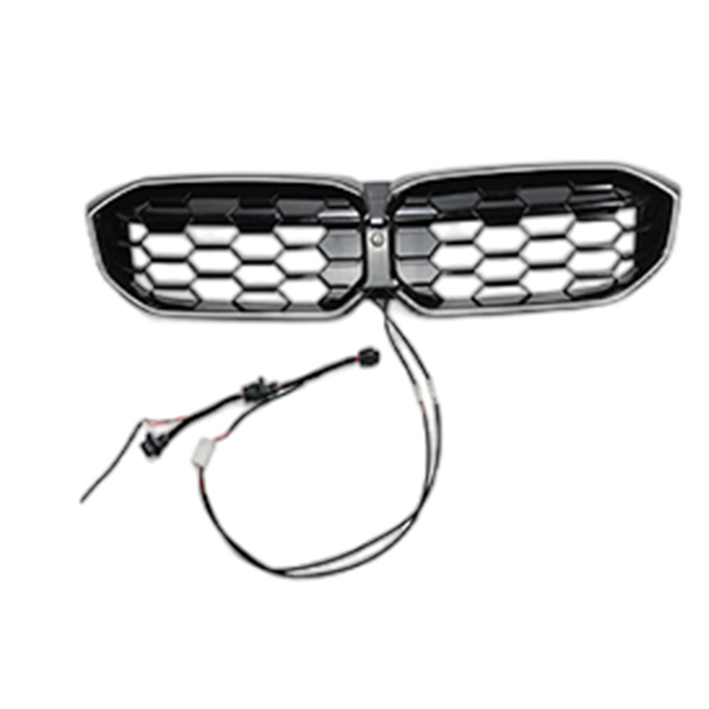 BMW 3 Series illuminated grille automotive headlights view 2