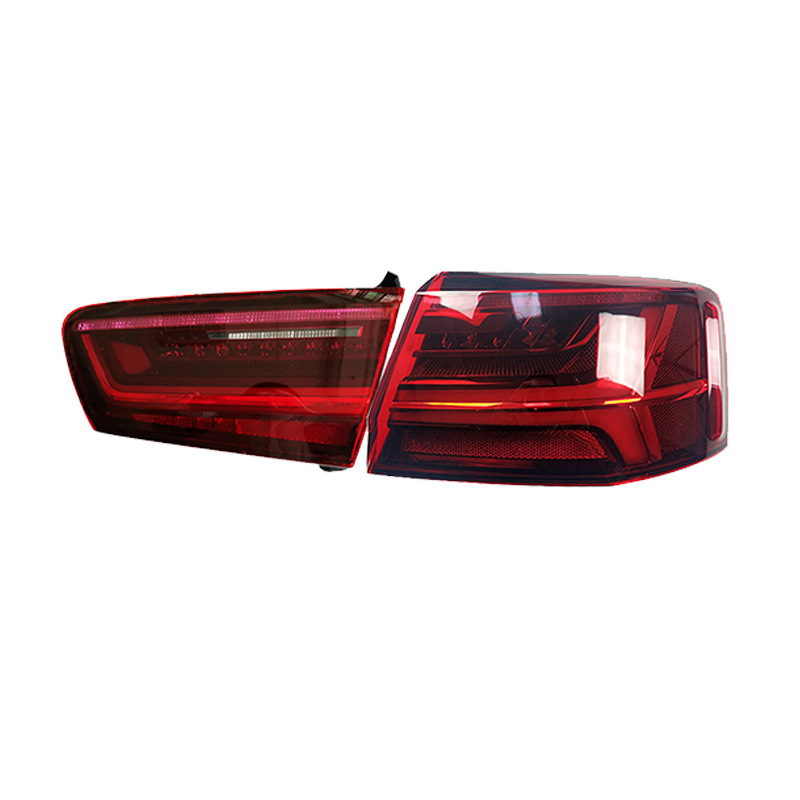 Audi rear bumper reflective plate A6 C7 2012-2018 view 4