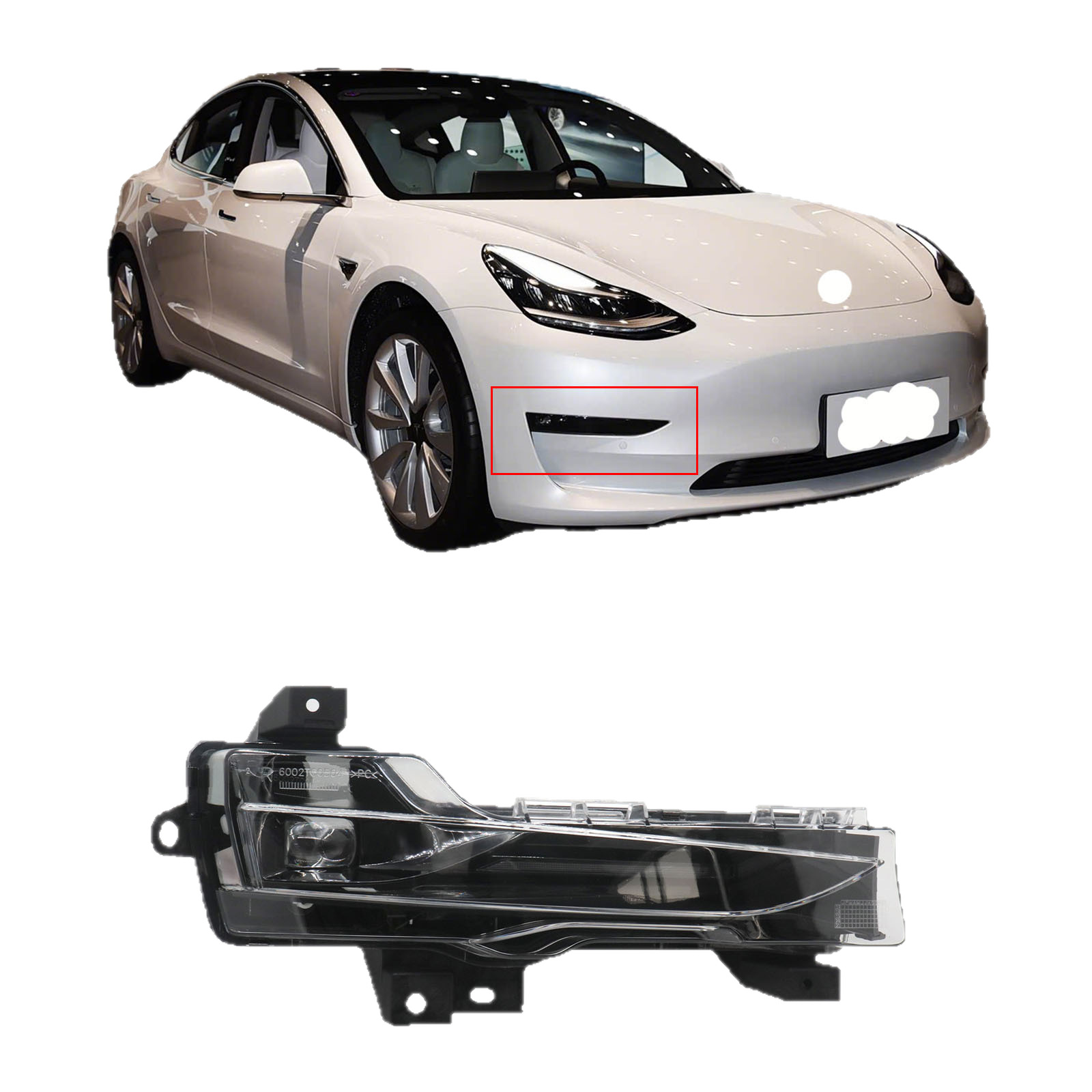 Tesla LED fog light 1077392 view 4