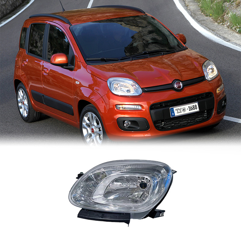 12–23 years Fiat Panda Halogen Headlight Assembly