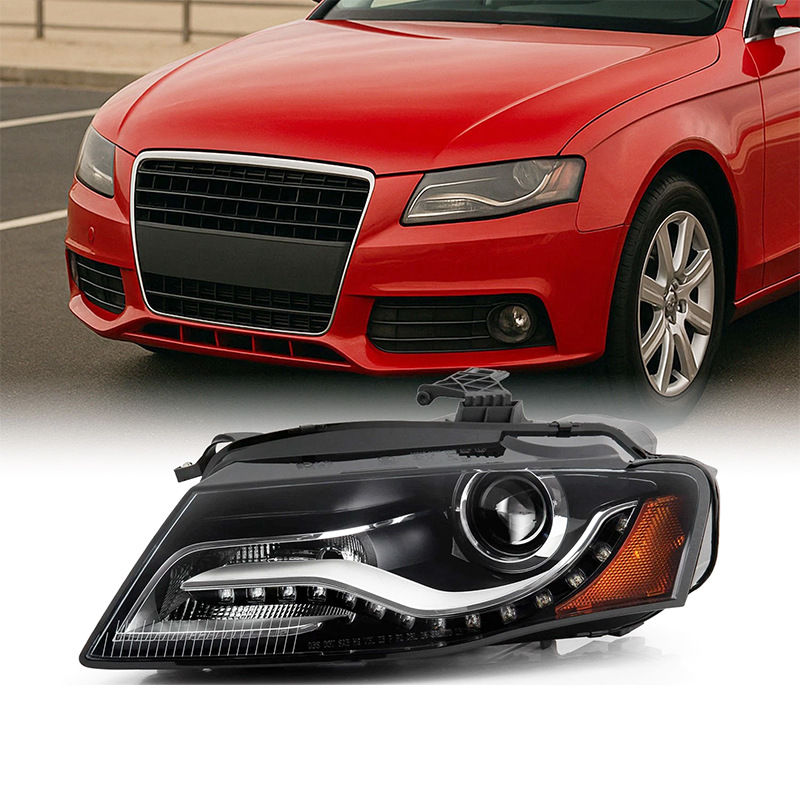 Audi Xenon headlight assembly A4 2008-2012 view 3