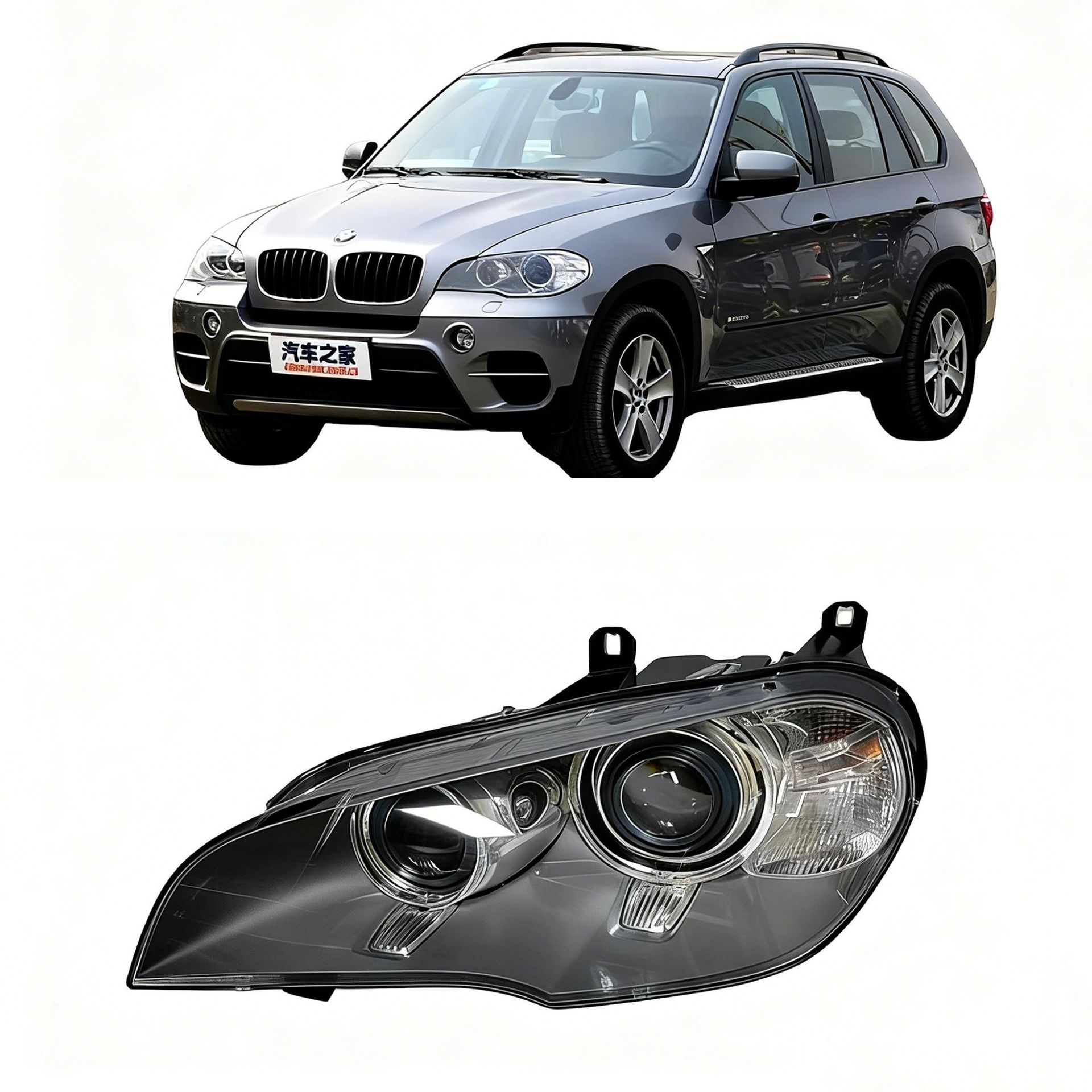 BMW xenon headlight assembly E70 X5 2011-2013