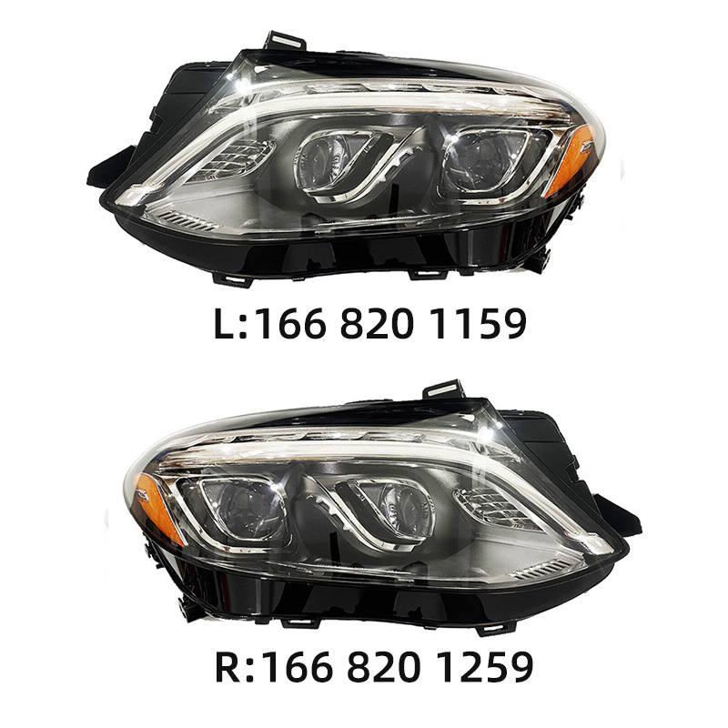 Mercedes-Benz GLE 166 LED headlight assembly W166 GLE 2015-2019 view 4