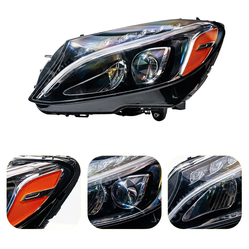 15-18 Mercedes-Benz C-Class W205 LED headlight assembly W205 2015-2018 view 2