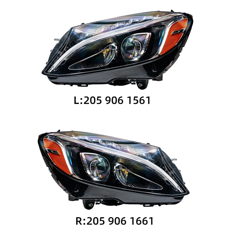 15-18 Mercedes-Benz C-Class W205 LED headlight assembly W205 2015-2018 view 4