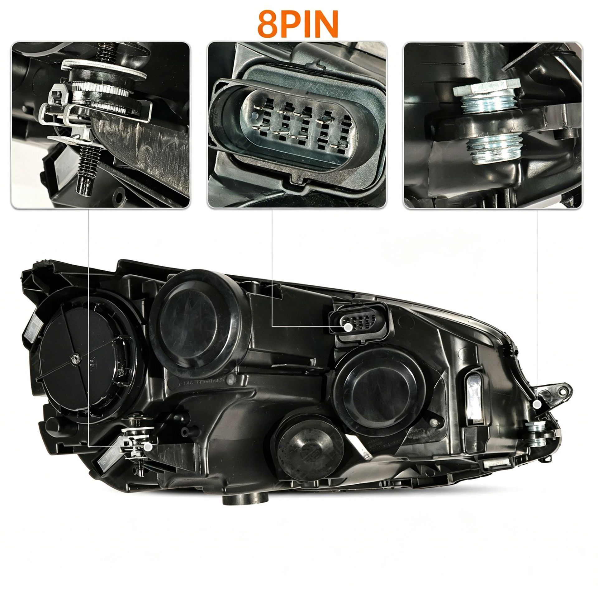 Volkswagen Halogen Headlight Assembly Golf view 3
