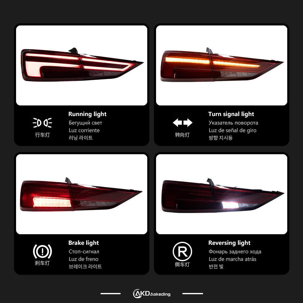 Audi LED Tail Light A3 2013-2020 A3 Tail Light view 2