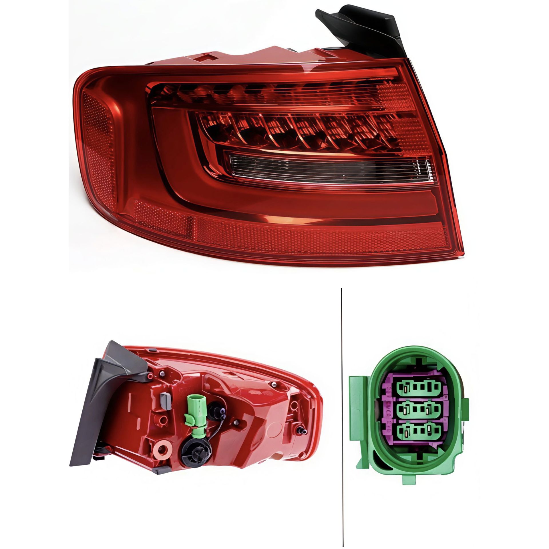 Audi A4 LED taillight A4 2009-2016 view 2