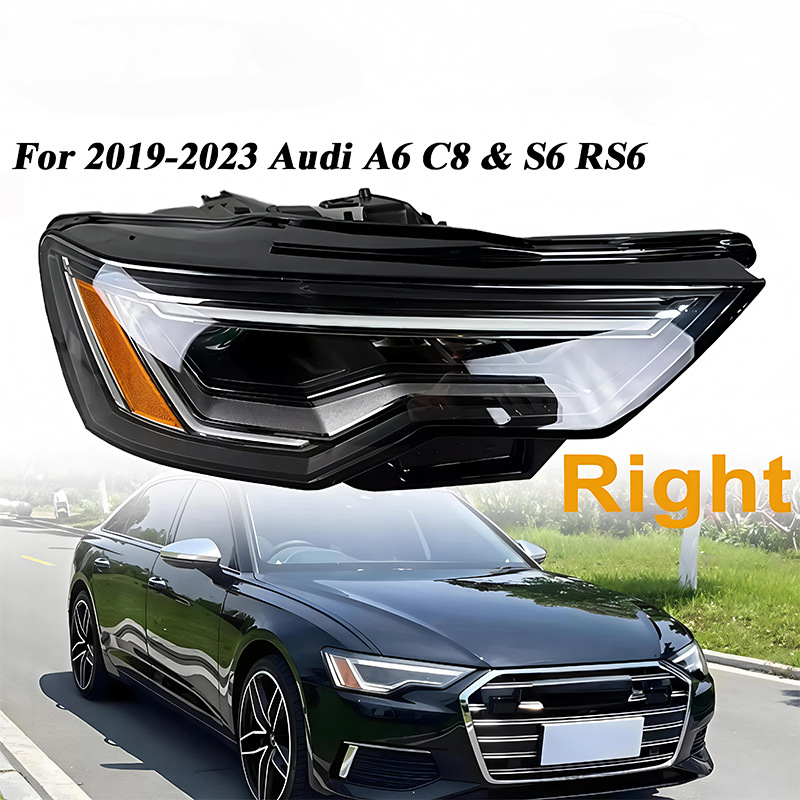 Audi LED headlight A6 C8 2019-2024 view 3