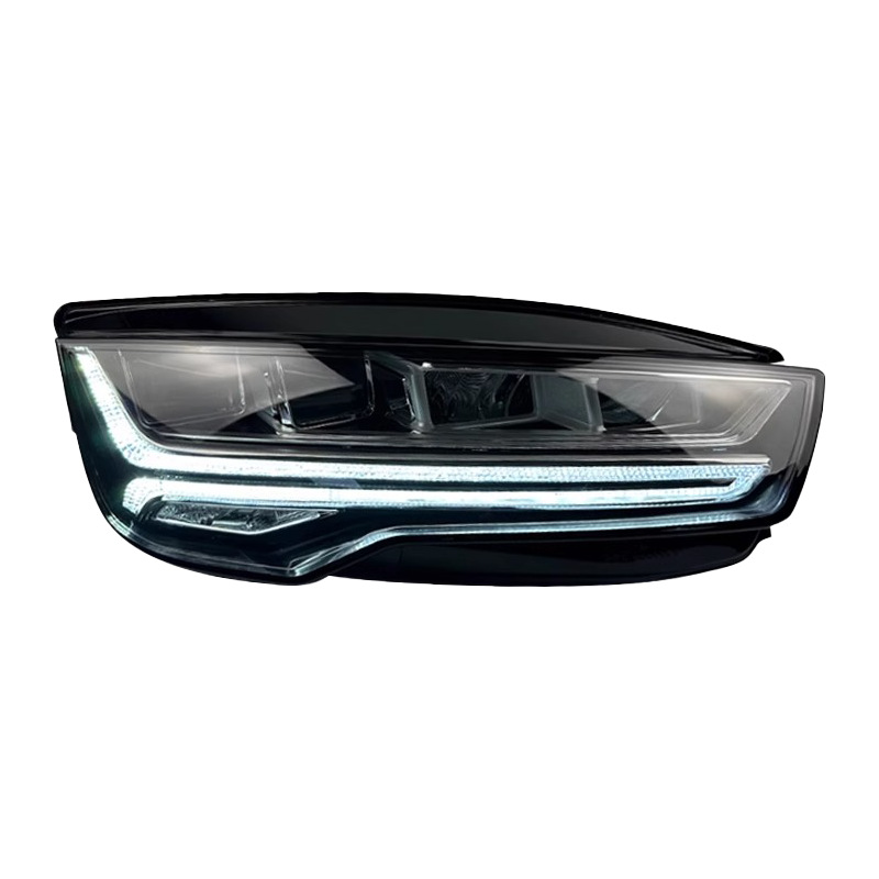 Audi A7 LED headlight view 2
