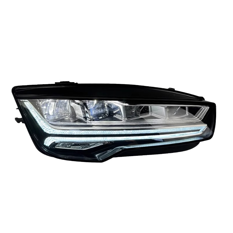 Audi A7 LED headlight view 4