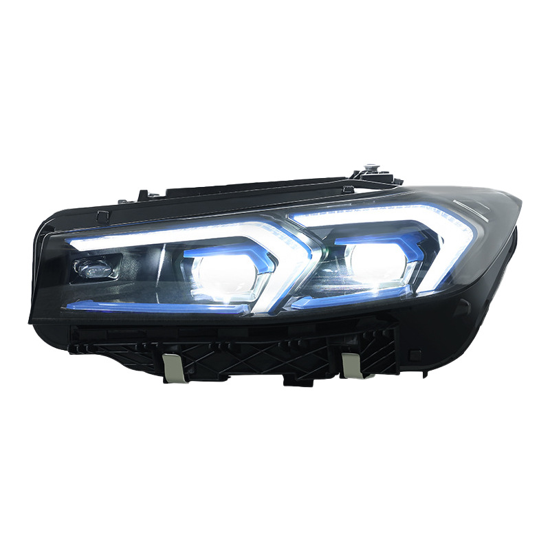 BMW LED headlights 2023-2024 view 2