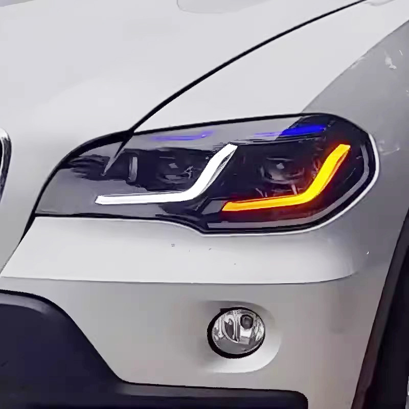 BMW X5 E70 LED headlights E70 X5 2007-2013 view 2