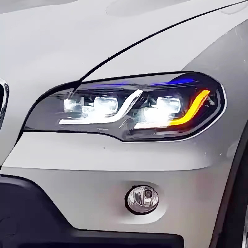 BMW X5 E70 LED headlights E70 X5 2007-2013 view 3