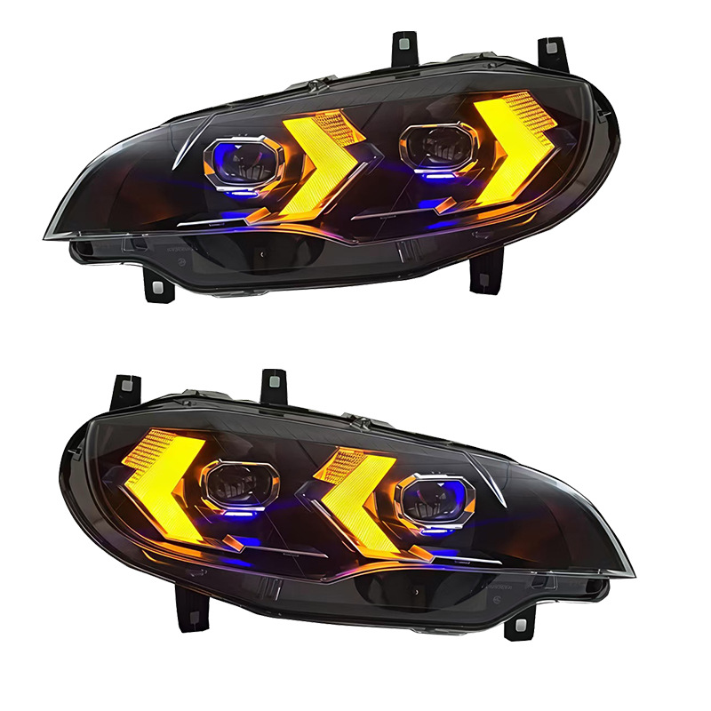 2008-2014 BMW X6 E71 LED Headlights view 2