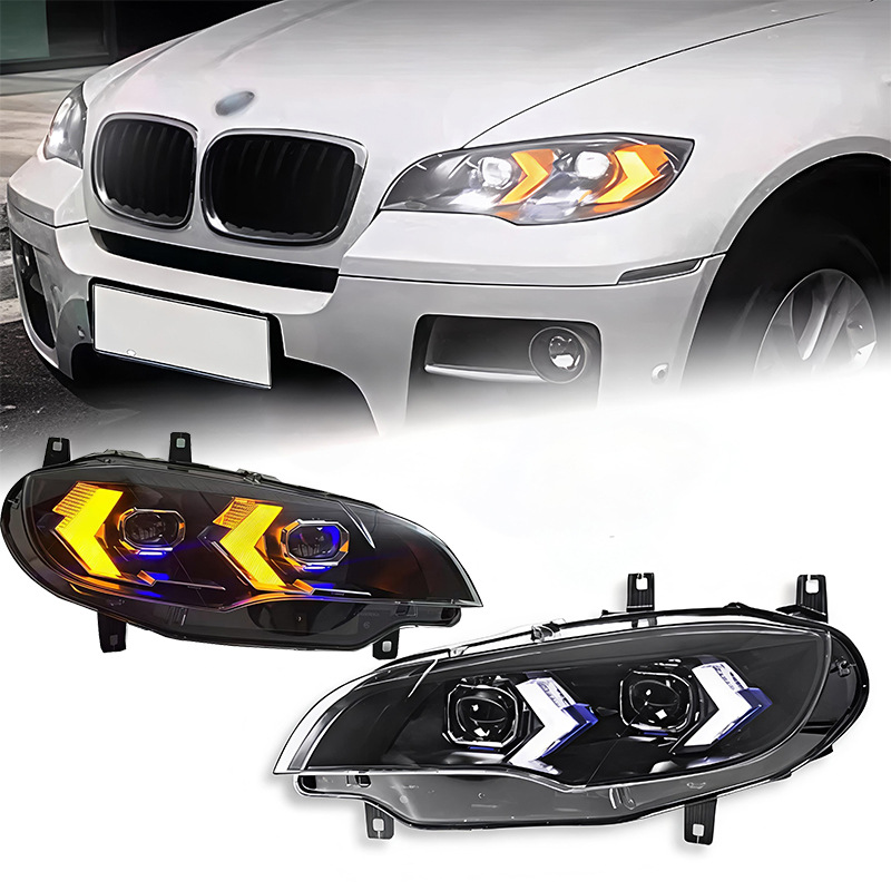 2008-2014 BMW X6 E71 LED Headlights view 3