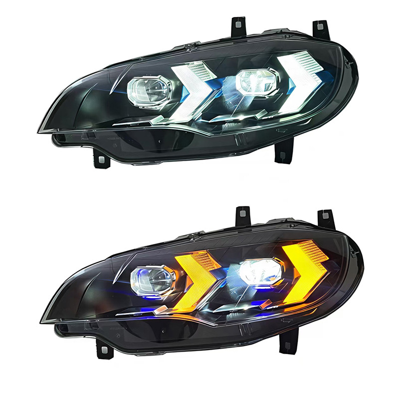 2008-2014 BMW X6 E71 LED Headlights view 4