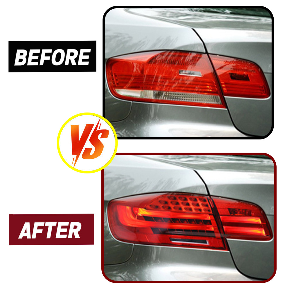 BMW LED taillight M3 2006-2013 Coupe E92 smoked edition, E92 Coupe red edition view 3