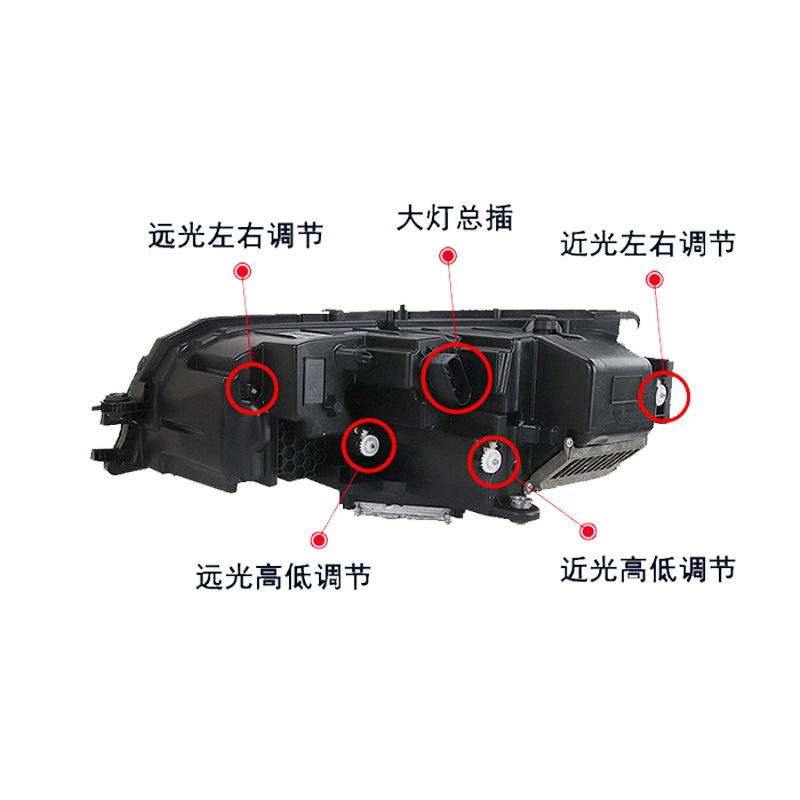 Skoda 2018-2021 Octavia LED headlights 2018-2021 view 3