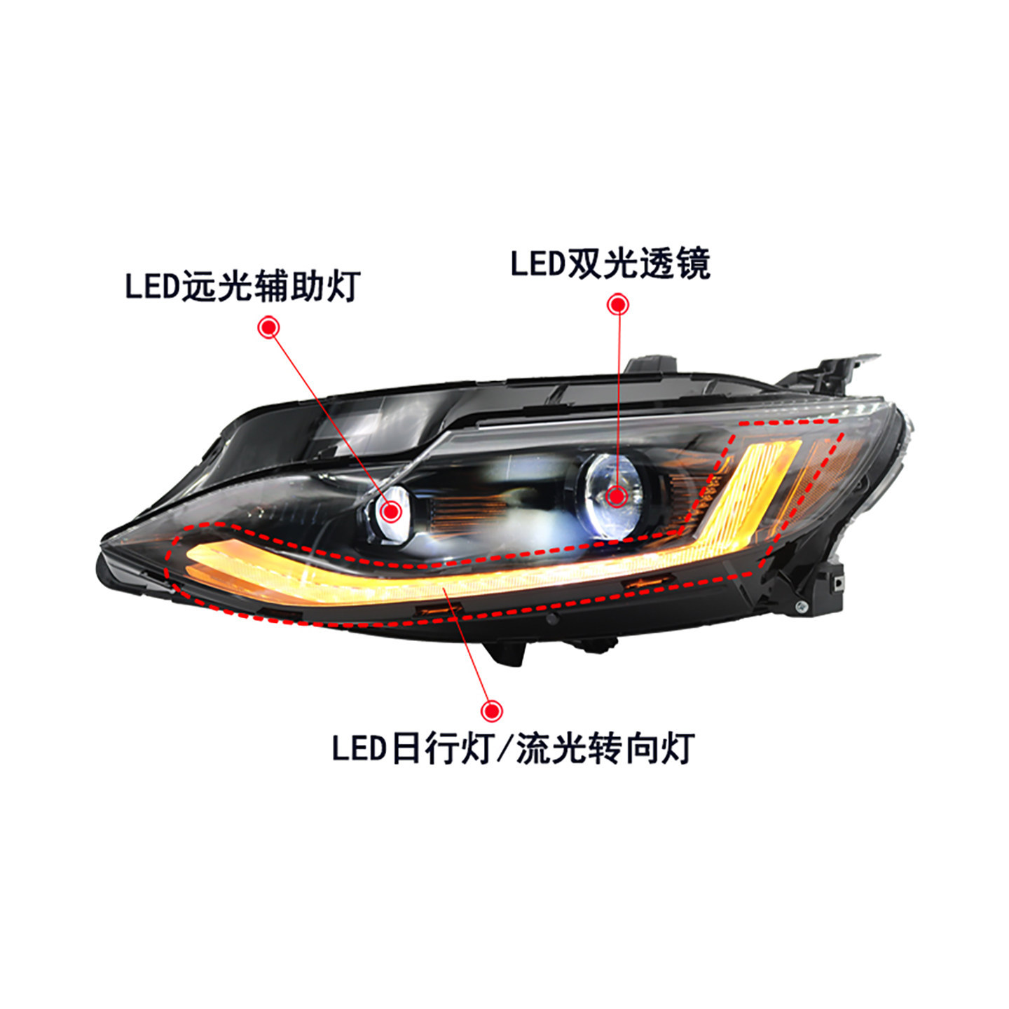 2019-2025 Chevrolet Malibu XL LED Headlight view 2