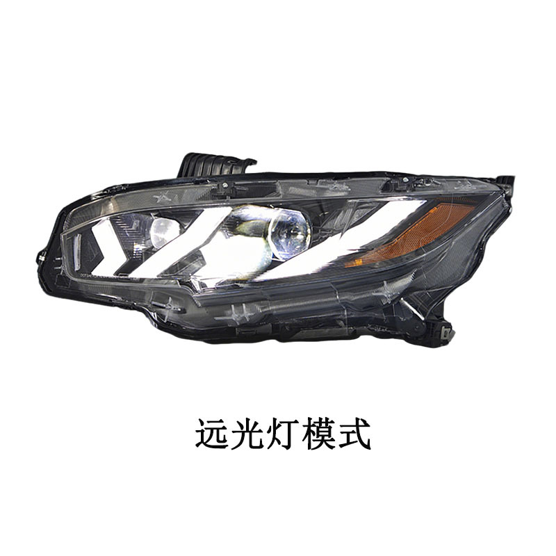 Honda 10th generation Civic LED headlight 2016-2021 view 3