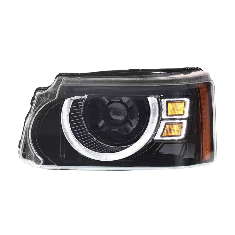 05-13 Range Rover Sport Evoque headlights Land Rover LED headlamps view 2