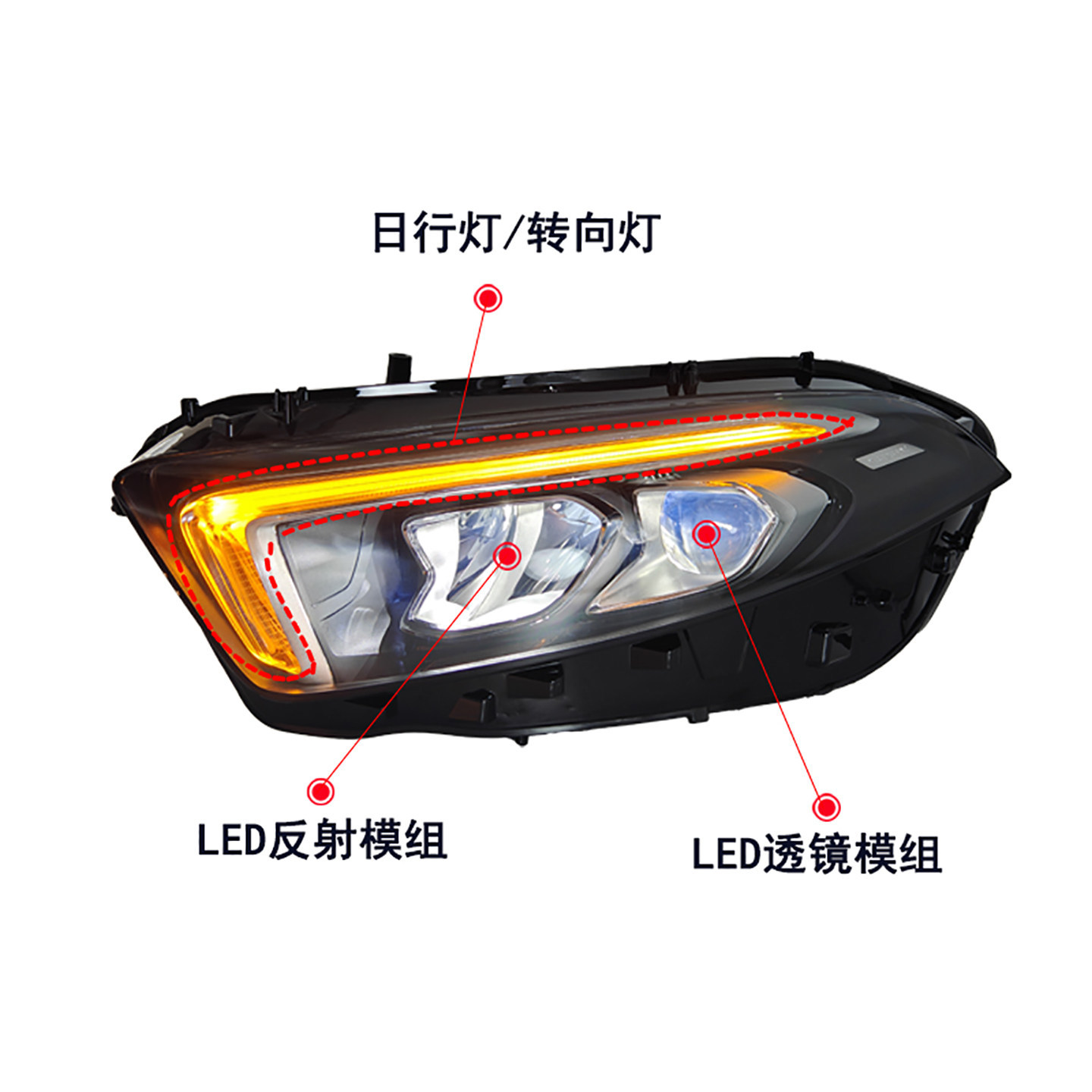 Mercedes-Benz LED Headlight 2019-2022 view 2