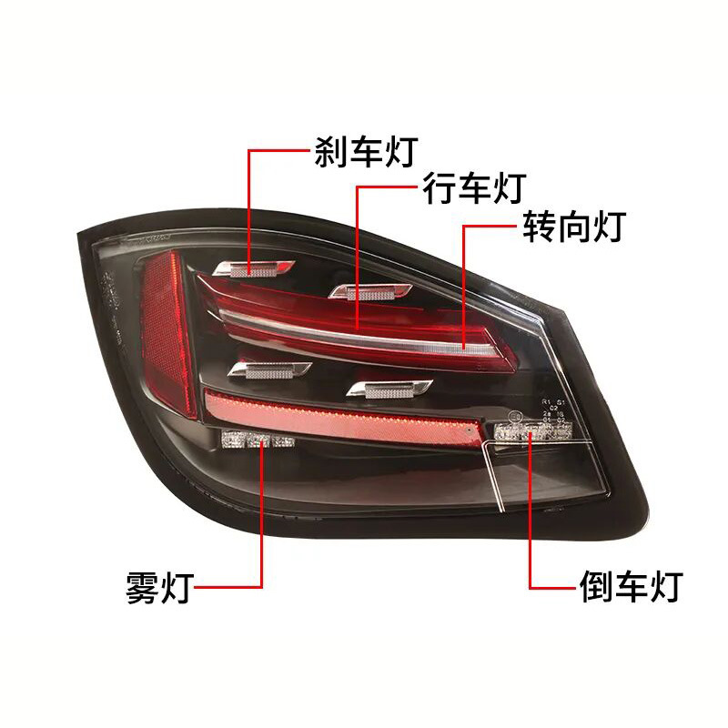 Porsche LED Tail Light 2009-2012 view 2