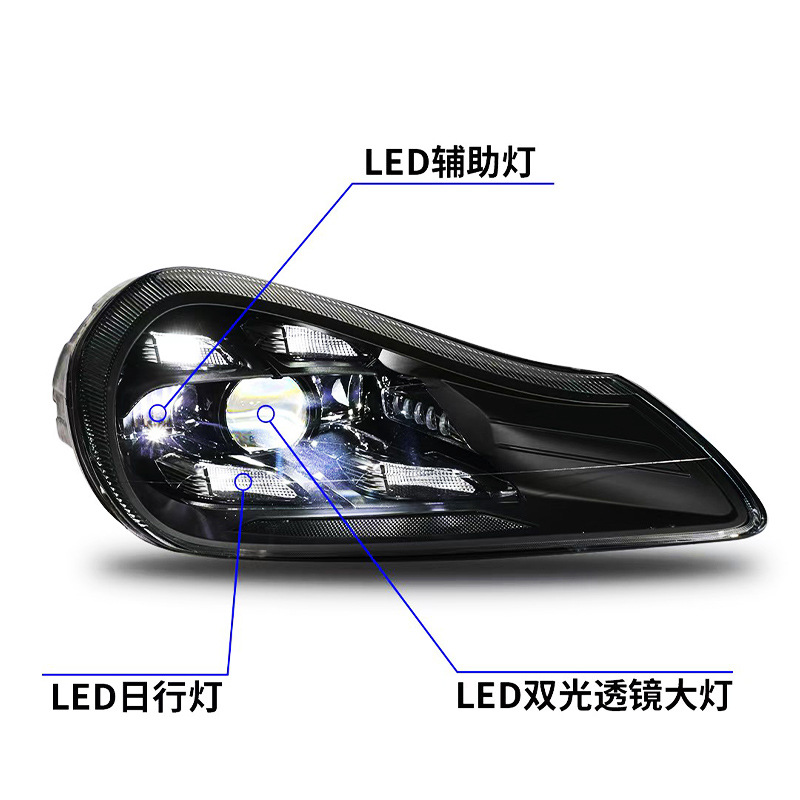 Porsche Cayenne LED Headlight view 3