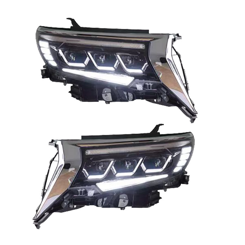 2018 Toyota Prado LED headlights view 4