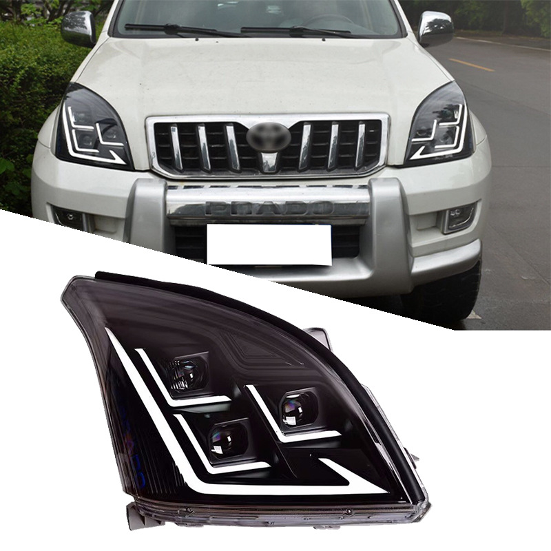 2003-2009 Toyota Land Cruiser Prado LED Headlight view 2