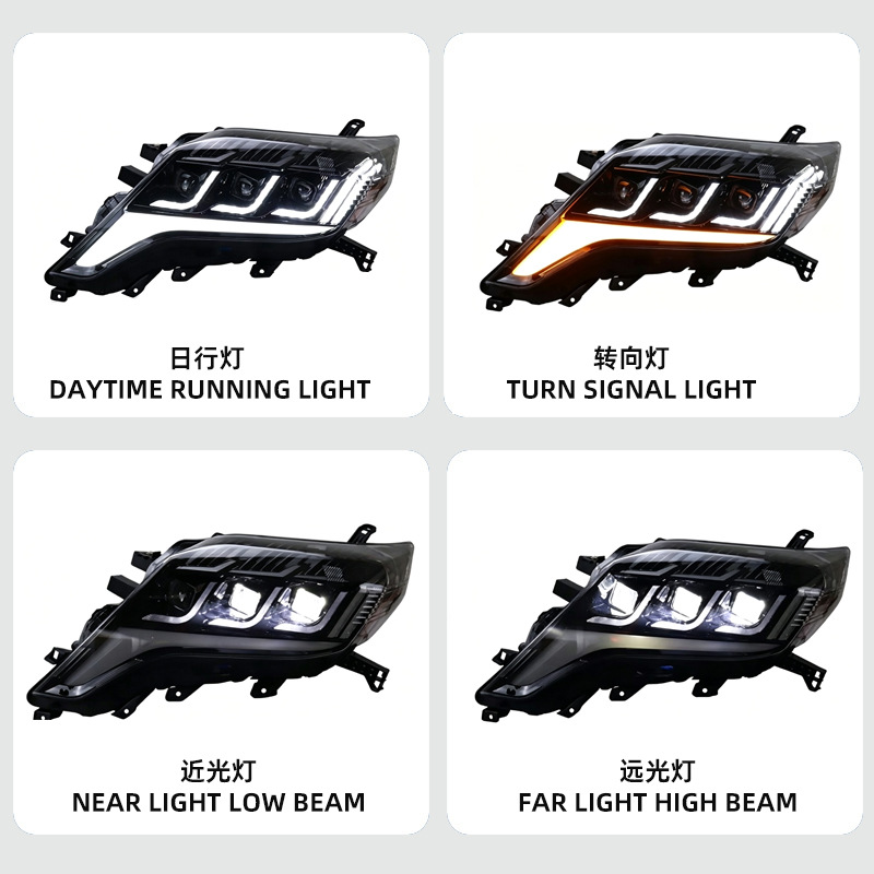 Prado 2014-2017 LED Headlight for Toyota 2014-2017 view 2