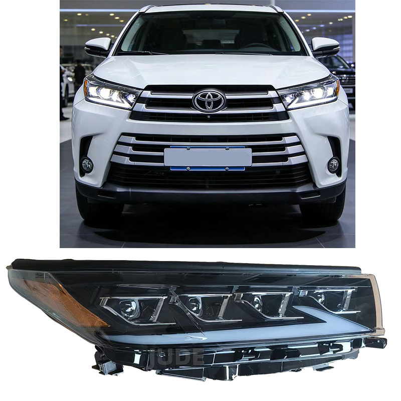 2018-2021 Toyota Highlander LED headlights view 3