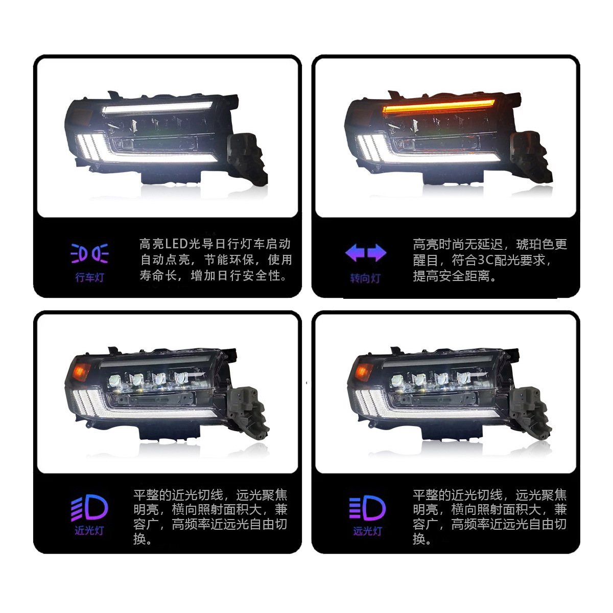 Toyota LED Headlight C200 2016-2020 view 3