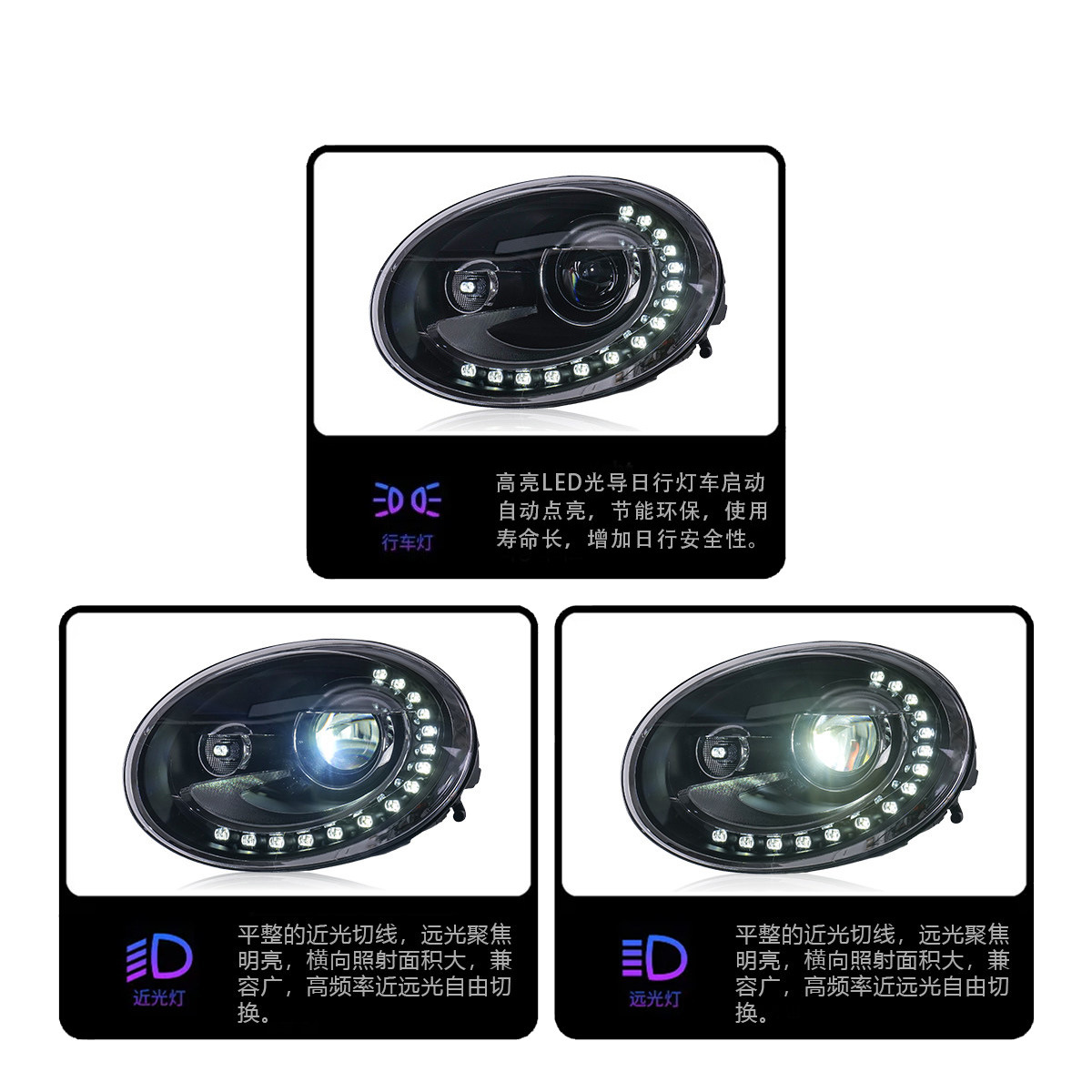 Volkswagen LED Headlight 2013-2022 view 2