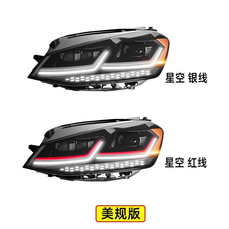 14-17 VW Golf 7 LED Headlight 2014-2017 view 4