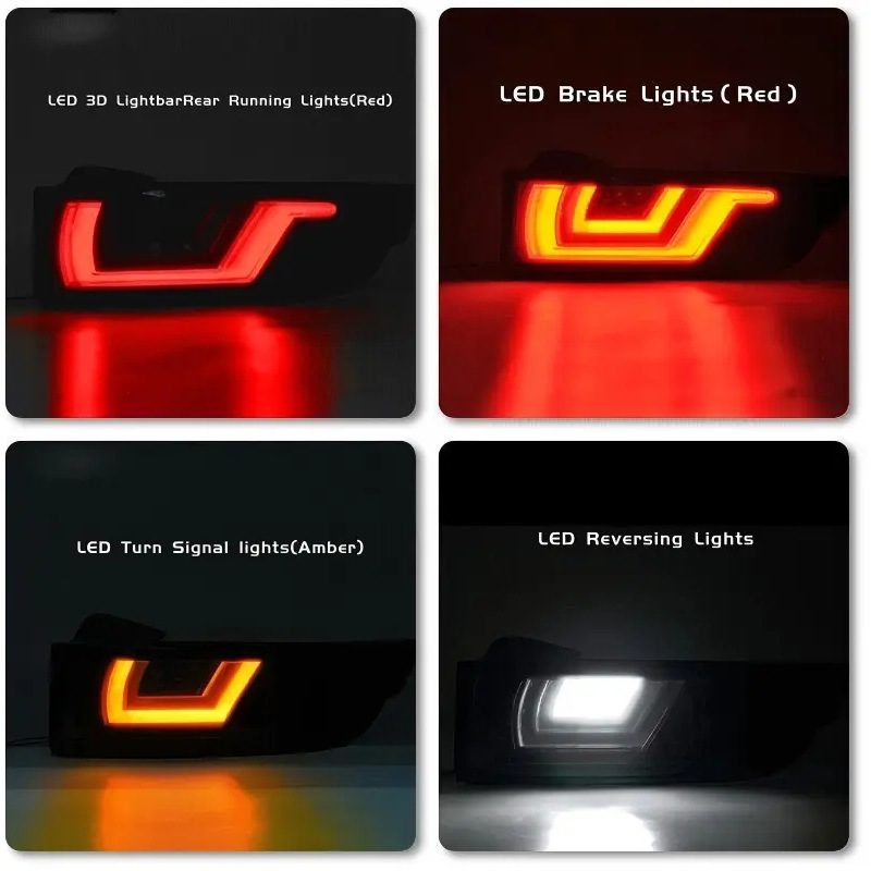 Land Rover Range Rover Evoque tail light assembly 2016-2019 2016-2018 LR072649LR07264 view 2